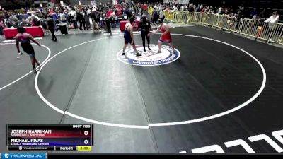 250 lbs Quarterfinal - Joseph Harriman, Spring Hills Wrestling vs Michael Rivas, Legacy Wrestling Center