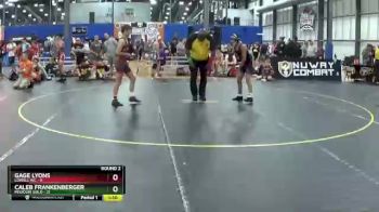 110 lbs Round 2 (6 Team) - Gage Lyons, Lowell WC vs Caleb Frankenberger, Missouri Gold