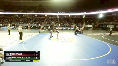 I-126 lbs Cons. Round 5 - Samson McKissick Staley, Pittsford vs Camryn Howard, Bellport