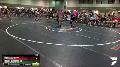 220 lbs Round 4 (6 Team) - Ryan McMillan, Nauman Blue vs Royce Deckard III, Indiana Prospects