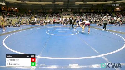 119 lbs Quarterfinal - Jesse Justice, Sperry Wrestling Club vs Cole Stevens, Team Choctaw