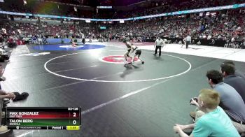 D2-126 lbs Quarterfinal - Max Gonzalez, East Troy vs Talon Berg, Osceola
