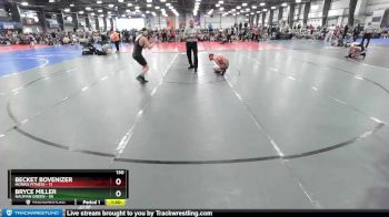 130 lbs Rd# 6- 9:00am Saturday Final Pool - Becket Bovenizer, Morris Fitness vs Bryce Miller, Nauman Green