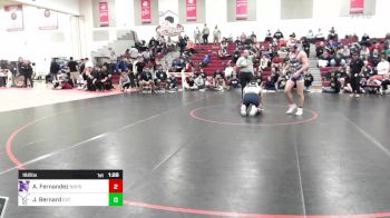 182 lbs Final - Anthony Fernandez, Nashua South vs Joe Bernard, Exeter