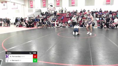 182 lbs Final - Anthony Fernandez, Nashua South vs Joe Bernard, Exeter