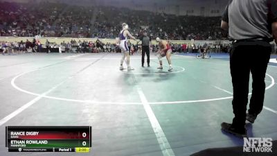 3A-190 lbs Quarterfinal - Rance Digby, Davis vs Ethan Rowland, Mannford