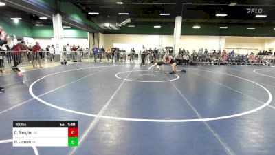 150 lbs Round Of 128 - Clayton Seigler, SC vs Blake Jones, VA