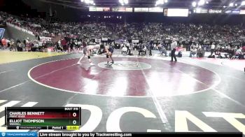 2A 145 lbs Cons. Round 3 - Charles Bennett, Priest River vs Elliot Thompson, Wendell