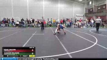 120 lbs Round 2 (4 Team) - Gannon Gilligan, South Dakota Rage vs Isaac Wilson, Iowa White