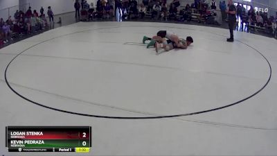 129 lbs Champ. Round 2 - Logan Stenka, Nebraska vs Kevin Pedraza, Nebraska