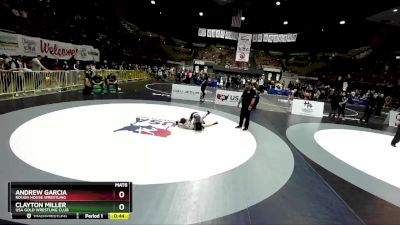 77 lbs Cons. Round 3 - Andrew Garcia, Rough House Wrestling vs Clayton Miller, USA Gold Wrestling Club