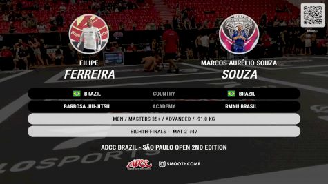 FILIPE FERREIRA vs Marcos Aurélio Souza Souza 2024 ADCC Sao Paulo Open