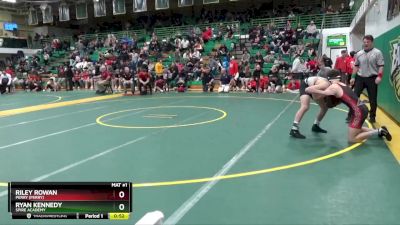 126 lbs Quarterfinal - Ryan Kennedy, Spire Academy vs Riley Rowan, Perry (Perry)