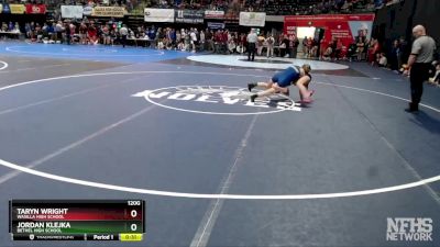 120G Cons. Round 2 - TARYN WRIGHT, Wasilla High School vs Jordan Klejka, Bethel High School