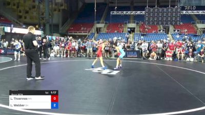 88 lbs Quarters - Landon Thoennes, Minnesota vs Loc Webber, Ohio