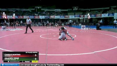 132 lbs Placement Matches (8 Team) - Draegen Orine, Wyoming Seminary vs Charlie Bunting, Nazareth