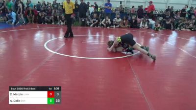 85 lbs Round 1 - Conner Marple, Lunatics vs Aiden Dalie, BAM Training Center