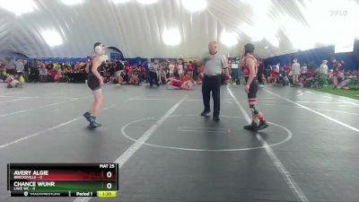 98 lbs Finals (2 Team) - Chance Wuhr, Lake WC vs Avery Algie, Brecksville