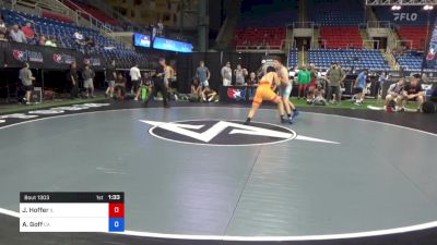 195 lbs Rnd Of 32 - Josh Hoffer, Illinois vs Asa Goff, California