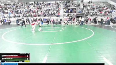 55 lbs 3rd Place Match - Gabrielle Skidmore, WI vs Mia Macaluso, NY