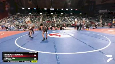 4A-106 lbs Cons. Round 2 - Kirklin Hay, Rock Springs vs Micheal Stromberg, Rock Springs