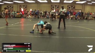 108 lbs Semifinal - Connor LaGier, No Name Wrestling vs Noah Barke, Pro-Ex