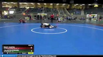 138 lbs Round 1 (6 Team) - Riley Martin, 4A Baker/Powder Valley vs Caleb Blackburn, 4A Philomath