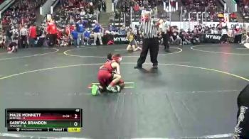 49 lbs Round 2 (4 Team) - Maize Monnett, Bedford vs Sarifina Brandon, Ypsilanti