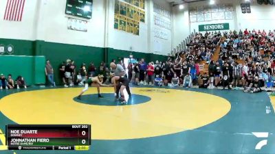 106 lbs Champ. Round 2 - Johnathan Fiero, Notre Dame/Riv vs Noe Duarte, Downey