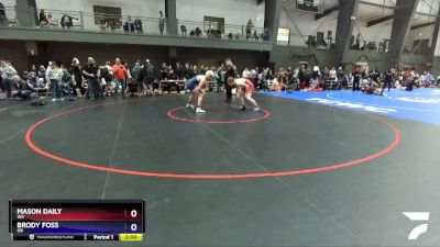 144 lbs Champ. Round 1 - Mason Daily, WA vs Brody Foss, OR