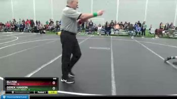 145 lbs Round 2 (8 Team) - Derek Hanson, South Dakota Frenzy vs Eli Fox, All Stars