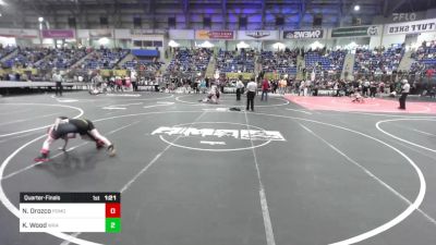 65 lbs Quarterfinal - Noah Orozco, Pomona Elite vs Kellen Wood, Wranglers Wrestling