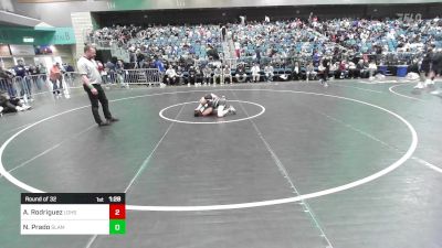 120 lbs Round Of 32 - Antonio Rodriguez, Los Gatos vs Nataani Prado, Slam Academy