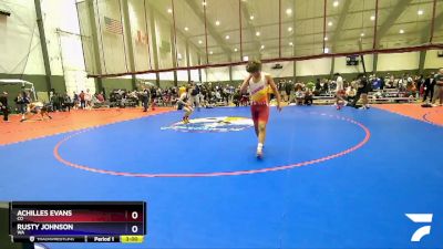 165 lbs Quarterfinal - Achilles Evans, CO vs Rusty Johnson, WA