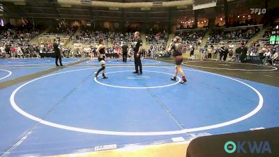 82 lbs Round Of 16 - Meadow McCray, Pawnee Peewee Wrestling vs Alexis Johnson, Blaine County Grapplers