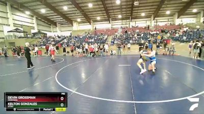 138 lbs Semifinal - Kelton Gonzales, Utah vs Devin Grossman, Montana