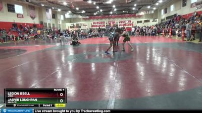 115 lbs Round 4 - Jasper Loughran, MN Elite vs Legion Isbell, JARO