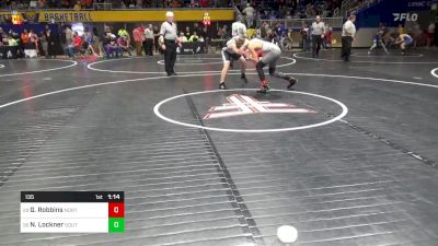 135 lbs Round Of 64 - Gavin Robbins, Northern Tioga vs Noah Lockner, Southern Lehigh