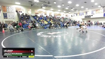 132 lbs 3rd Place Match - Lincoln McClenahan, Granada Hills vs Jay Arana, San Fernando