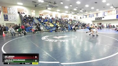 132 lbs 3rd Place Match - Lincoln McClenahan, Granada Hills vs Jay Arana, San Fernando