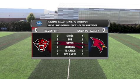 Replay: Davenport vs Saginaw Valley - Men's | Sep 24 @ 3 PM