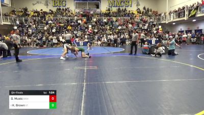 121 lbs Qtr-finals - Greyson Music, Bishop McDevitt vs Karson Brown, St. Edward-OH