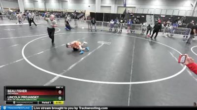 62 lbs Semifinal - Beau Fisher, Oklahoma vs Lincoln Projansky, Built By Brunson Wrestling