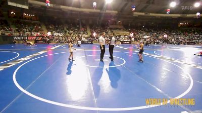 67 lbs Round Of 32 - LOGAN LOGGIE BEAR BAILEY, Team Tugman vs Miles King, Kansas Young Guns