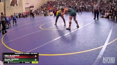 222 Boys Semifinal - Elijah Vinoray, Patrick Henry vs Trey Blazevich, La Costa Canyon