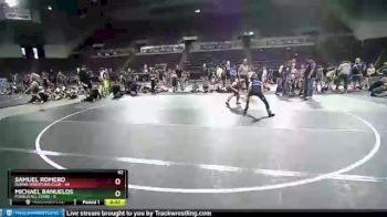 92 lbs Round 2 (10 Team) - Samuel Romero, Duran Wrestling Club vs Michael Banuelos, Pueblo All Stars