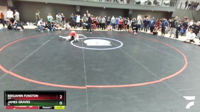 138 lbs Champ. Round 1 - Benjamin Funston, WA vs James Graves, ID