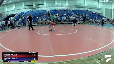 56 lbs Round 2 - Brooks Bialo, PA vs Bobby Miller, MI