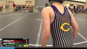 100 lbs Round 2 - Andrew Kapec, Sullivan County vs Evan Lonergan, TCWC