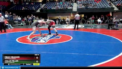 6A-215 lbs Cons. Round 3 - Collin Miller, North Forsyth vs Mbah Mbanwei, Rockdale County